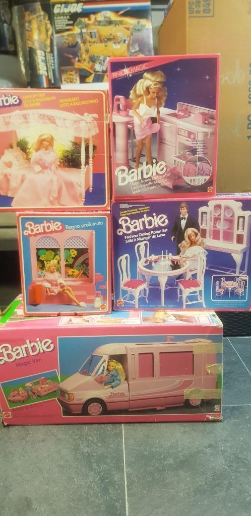 Barbie Lot Vintage 1986-1991, Kinderen en Baby's, Speelgoed | Poppen, Gebruikt, Barbie, Ophalen of Verzenden