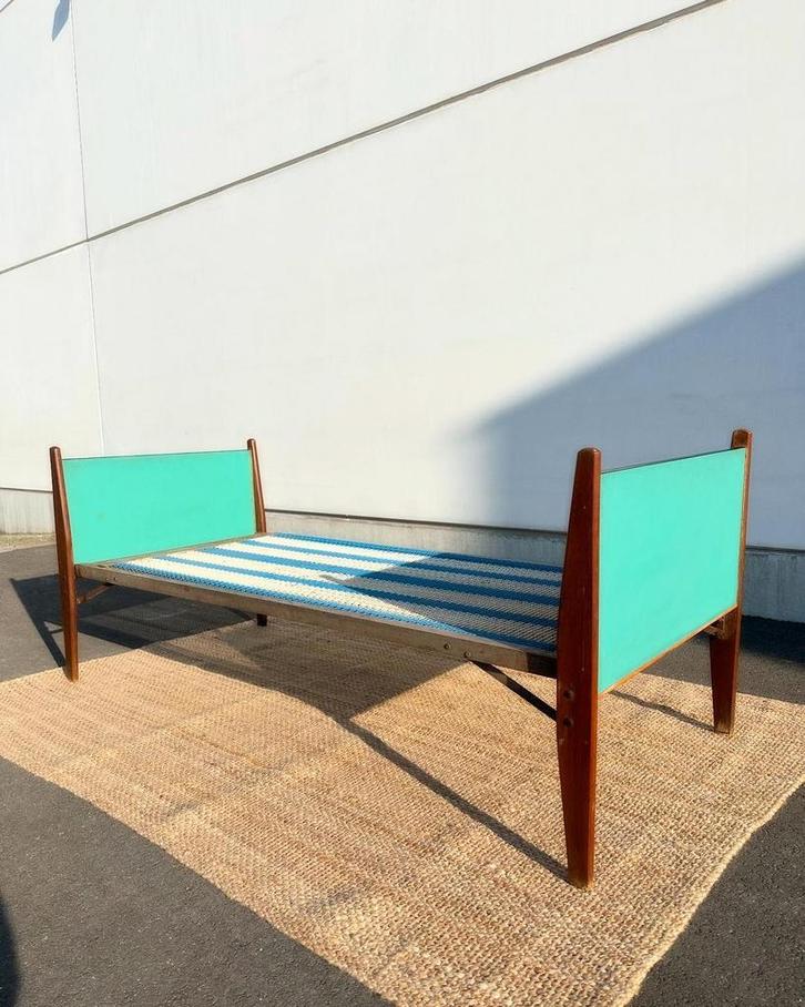 Extra opklapbed - jaren 50 en 70, Antiek en Kunst, Antiek | Meubels | Bedden, Ophalen