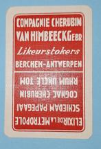 Speelkaart Berchem – Likeurstokerij Cherubin, B_113, Verzamelen, Ophalen of Verzenden, Gebruikt, Speelkaart(en)