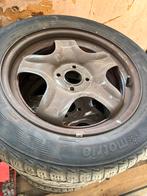 Metalen banden en velgen voor Dacia Sandero 205/55/R16, Ophalen, Gebruikt