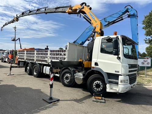DAF CF 85.360 8x2 + CRANE (25m!) EFFER 305 6S + JIB 4S + ROT, Auto's, Vrachtwagens, Bedrijf, Te koop, ABS, Elektrische buitenspiegels