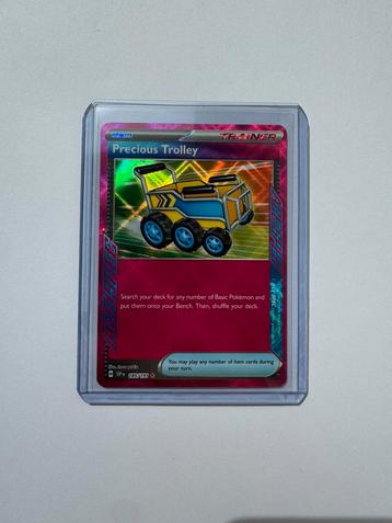 Trolley Pokémon Precious 185/191, Enlèvement ou Envoi, Comme neuf, Cartes en vrac, Foil