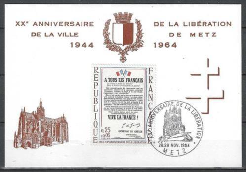 Frankrijk 1964 - Yvert 1408 - Bevrijding van Metz (ST), Postzegels en Munten, Postzegels | Europa | Frankrijk, Gestempeld, Verzenden