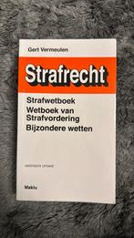 Strafwetboek, Wetboek van Strafvordering, Bijzondere wetten, Boeken, Ophalen of Verzenden, Nieuw, Bob Rigo; Gert Vermeulen