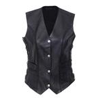 Nieuw leren motorvest dammes, Motoren, Kleding | Motorkleding, Verzenden, Nieuw met kaartje, Dames, Jas | leer