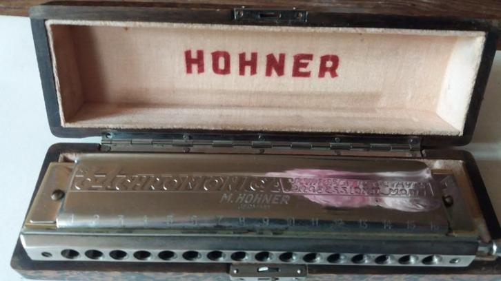Harmonica Hohner 64 vintage, Musique & Instruments, Instruments à vent | Harmonica, Utilisé, Chromatique, Enlèvement ou Envoi