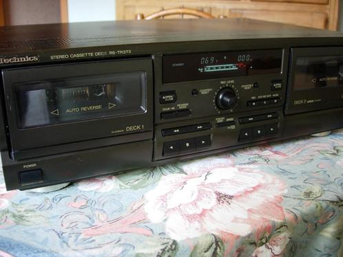 Technics RS-TR373 Deck Cassette Herziene tests mogelijk, Audio, Tv en Foto, Cassettedecks, Dubbel, Auto-reverse, Tiptoetsen, Tape counter