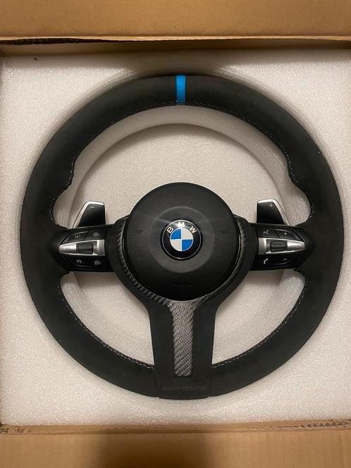 Bmw alcantara stuur, blauw 12H markering.F20 F21 F30 F32 etc, Auto-onderdelen, Besturing, BMW, Nieuw, Ophalen of Verzenden