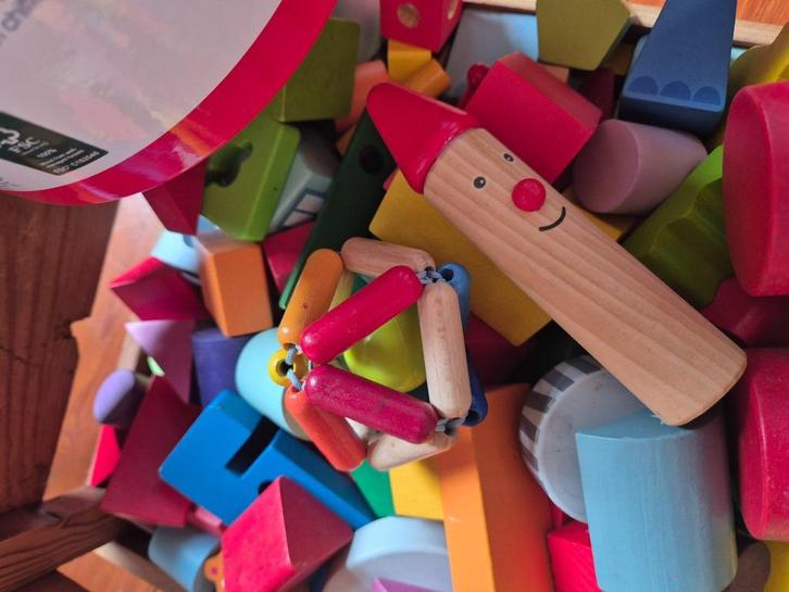 Houten speelgoed varia, Kinderen en Baby's, Speelgoed | Houten speelgoed, Gebruikt, Overige typen, Ophalen