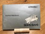 Instructieboekje 2cv4 2cv6, Ophalen of Verzenden