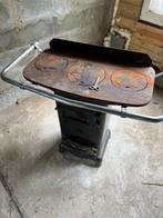 Antieken kolen kachel, Ophalen, Gebruikt, Hout