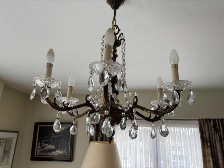 KROONLUSTERS/LAMPADAIRES/VINTAGE, Huis en Inrichting, Lampen | Overige, Gebruikt, Ophalen