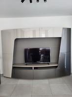 TV-kast, grote kast, glanzend met ledverlichting, 25 tot 50 cm, 200 cm of meer, Zo goed als nieuw, 200 cm of meer