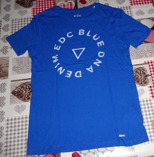 XS extra small t-shirt Esprit Edc feller blauw goede staat, Kleding | Heren, T-shirts, Gedragen, Maat 46 (S) of kleiner, Blauw