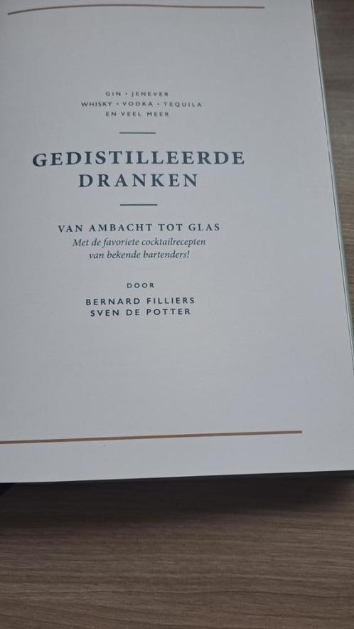 Boek:Gedistilleerde Dranken,door Bernard Filliers, Boeken, Biografieën, Nieuw, Overige, Ophalen of Verzenden