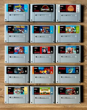 Super Nintendo Games (SNES PAL) beschikbaar voor biedingen