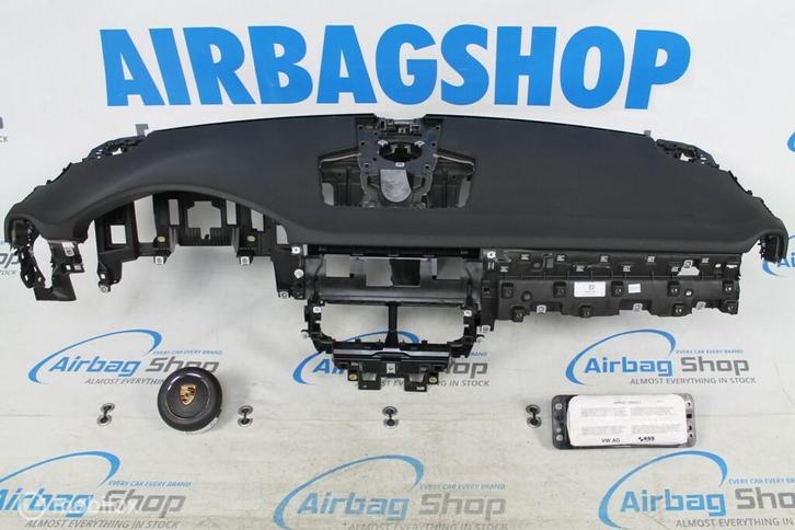 Airbag set - Dashboard zwart Porsche Cayenne (2017-heden), Auto-onderdelen, Dashboard en Schakelaars, Gebruikt, Ophalen of Verzenden