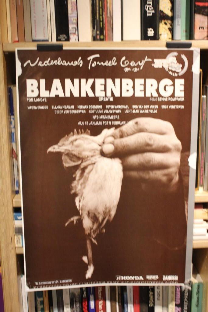 BLANKENBERGE -  Tom Lanoye - affiche- 1990-1991, Ophalen of Verzenden