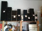 LUIDSPREKER BOXEN (6 paar), Ophalen of Verzenden, Gebruikt, Front, Rear of Stereo speakers