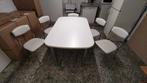 tafel en stoelen, Huis en Inrichting, Ophalen, Gebruikt, 50 tot 100 cm, 100 tot 150 cm