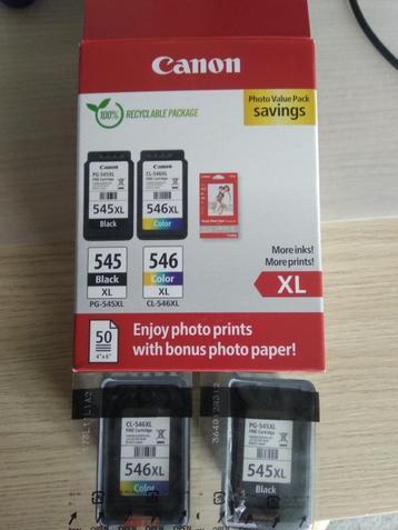 Canon nieuwe inktpatronen beschikbaar voor biedingen