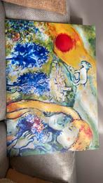 Mooie reproductie schilderij Marc Chagall, Antiek en Kunst, Ophalen