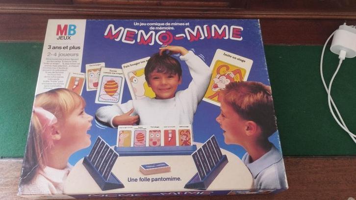 Memo-Mime jeu comique de mime et de mémoire 3 ans et +, Kinderen en Baby's, Speelgoed | Overig, Gebruikt, Jongen of Meisje, Verzenden