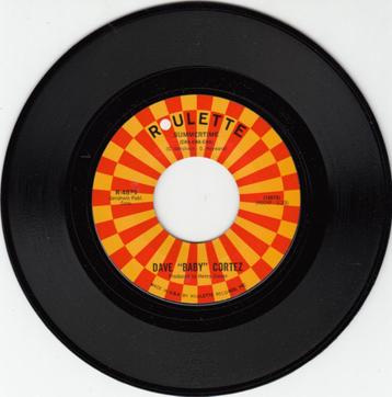 Dave "Baby" Cortez - Summertime (Cha-Cha-Cha) " Popcorn ", Enlèvement ou Envoi, Single, Comme neuf, 7 pouces