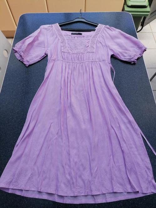 nieuw jurk lila paars Soya Concept lichte stof 38 korte mouw, Kleding | Dames, Jurken, Nieuw, Maat 38/40 (M), Paars, Ophalen of Verzenden