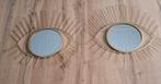 Miroir oeil oval ,en métal doré.H40cm/L35cm, Huis en Inrichting, Woonaccessoires | Spiegels, Minder dan 100 cm, Minder dan 50 cm