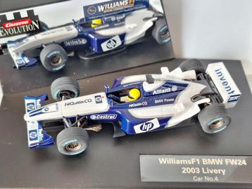 Livrée Carrera Evolution Bmw Williams Fw24 2003 #3 25704