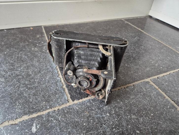 Vintage Voigtländer vouwcamera – decoratie, Verzamelen, Foto-apparatuur en Filmapparatuur, Filmcamera, Voor 1940, Ophalen of Verzenden