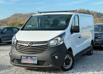 OPEL VIVARO L2 LONG CHÂSSIS - 106000 KM - 3 PL - GPS - TVAC  disponible aux enchères