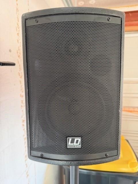 Kit 2 Enceintes LD MIX6AG2 + 2 stands, Audio, Tv en Foto, Luidsprekerboxen, Gebruikt, Front, Rear of Stereo speakers, 60 tot 120 watt