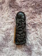 Statut en pierre et en bois sculpté, Antiquités & Art, Enlèvement