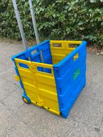 Inklapbare boodschappen- transporttrolley op wieltjes, Ophalen, Gebruikt, Opvouwbaar, Minder dan 50 cm