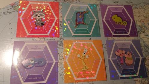 6 hotelstickers van Disneyland Parijs - Walt Disney -, Verzamelen, Stickers, Nieuw, Strip of Tekenfilm, Ophalen of Verzenden