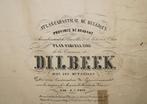 2 plans anciens de Dilbeek, PC Popp, 19e siècle, Enlèvement