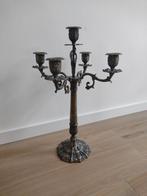 Grote antieke vijfarmige kandelaar, Ophalen