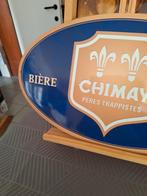 Très jolie plaque chimay  chimay bleue, Collections, Comme neuf