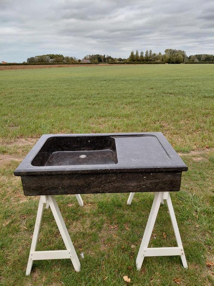 massieve verzoete arduinen gootsteen met ronde neus, Doe-het-zelf en Bouw, Sanitair, Steen, Ophalen