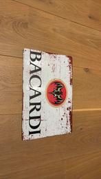 Bacardi metalen reclamebord, Verzamelen, Biermerken, Ophalen