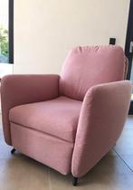 Ekolsund - fauteuil relax rose, Maison & Meubles, Fauteuils, 125 à 150 cm, Enlèvement, Utilisé, 75 à 100 cm