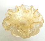 Murano handgeblazen schaaltje met goud/zilver spikkels, Ophalen of Verzenden