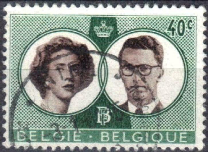 Belgie 1960 - Yvert/OBP 1169 - Boudewijn en Fabiola (ST), Postzegels en Munten, Postzegels | Europa | België, Koninklijk huis