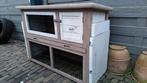 Konijnenhok in zeer goede staat., Dieren en Toebehoren, Ophalen, 110 cm of meer, 60 tot 90 cm, Zo goed als nieuw