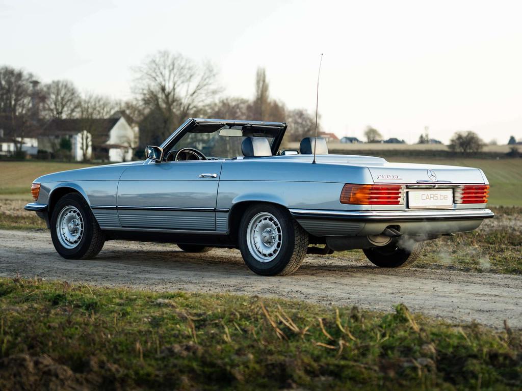 Mercedes-Benz SL-Klasse 280 1983-HardTop-Full History-, Cuir, Achat, Cabriolet, Bleu