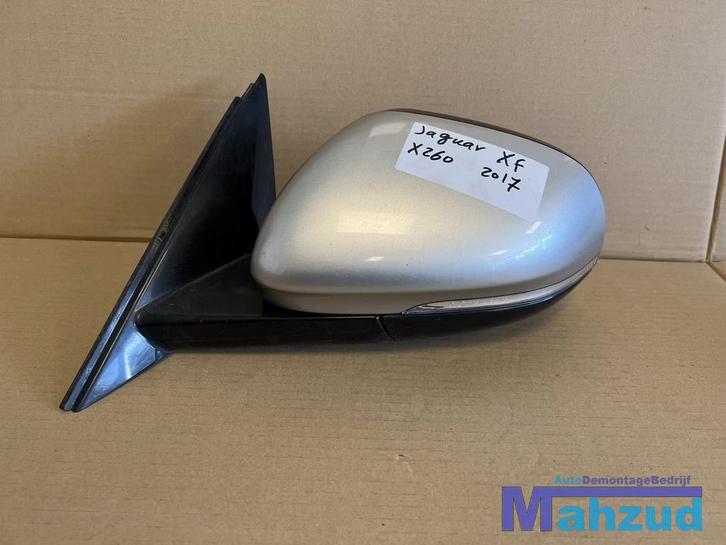 JAGUAR XF X260 Grijs zilver Links spiegel buitenspiegel 2015, Auto-onderdelen, Spiegels, Jaguar, Gebruikt