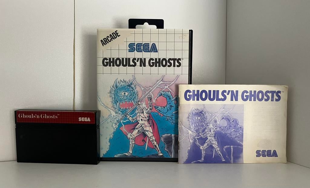 Ghouls n ghosts sega master system, Games en Spelcomputers, Ophalen, Zo goed als nieuw, Master System