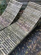 ligzetels in teak, Ophalen